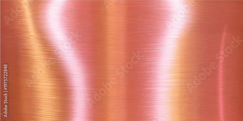Rose gold brushed metal texture background