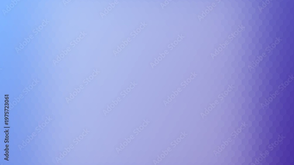 Fototapeta premium horizontal background with blue and purple gradient hexagon pattern