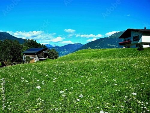 Austrian Alps - view from the path in valley Gauertal