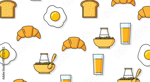 Food items on a white background.