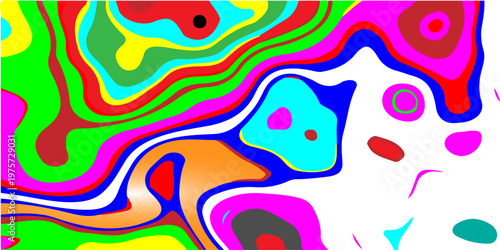abstract contours and hypnotic fluid patterns vibrant psychedelic liquid waves flowing through a surreal neon dreamscape with dynamic