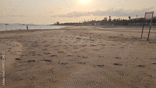 Peaceful Beach Nature Scene for Blog Header or Website Banner