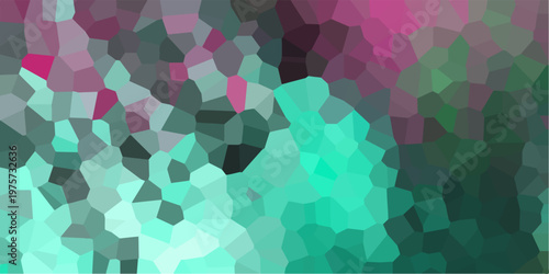 In top view, walkway natural broken slate stone. Vector Geometric Retro tiles pattern, Wall or track tiles, Paving stone with green lines, Broken Stained Glass Background Quartz multi-Yellow texture.