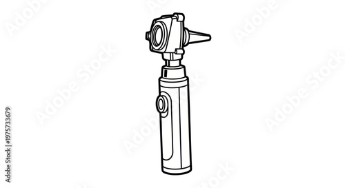 Medical otoscope for ear examination tool.