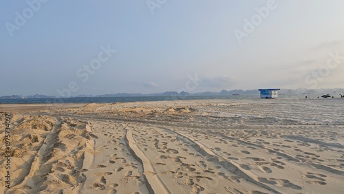 Beautiful Tropical Beach Landscape for Travel Background and Wallpaper