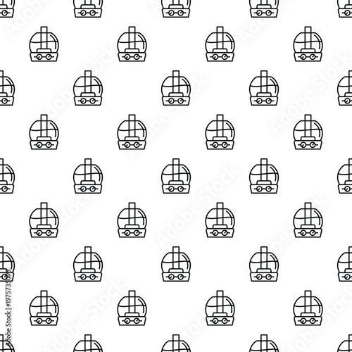 Humidifier appliance icons forming a repeating seamless pattern on white background