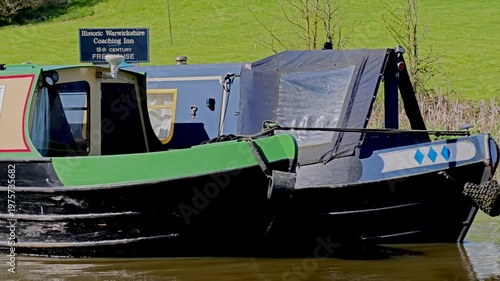 Wallpaper Mural narrow boats hatton locks hatton warwickshiure england uk Torontodigital.ca