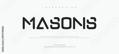 Introducing Masons Modern Logo Design Concept