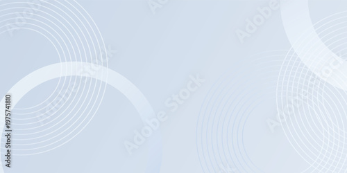 Abstract blue modern background with circle line elements. Digital technology concept elegant futuristic