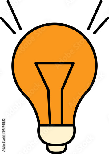 Partnership brainstorm idea lightbulb