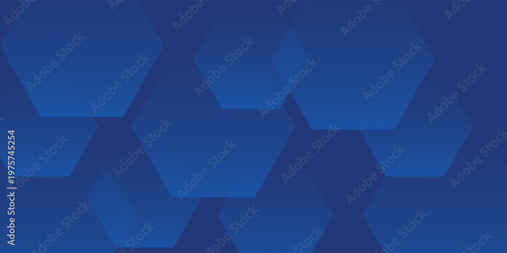 Fototapeta premium Modern abstract blue background with glowing geometric lines