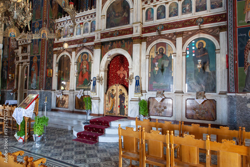 Mozaïque de l'église Isodia Theotokou à Egine