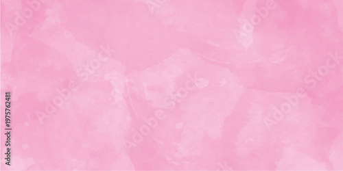 pink watercolor background. Subtle and smooth pink watercolor texture, gradient pink texture background .Soft pink grunge background frame. watercolor background concept, vector.
