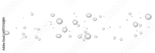 Realistic water drops PNG. Drops on surfaces, glass or windows after rain or from condensation. Water drops on an isolated transparent background.
