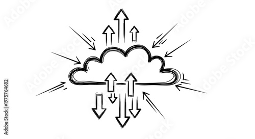 Cloud data exchange and synchronization