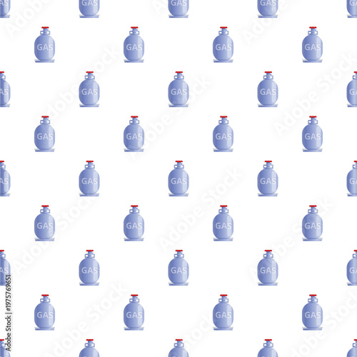 Blue gas tanks forming a repeating pattern, representing fuel and energy storage