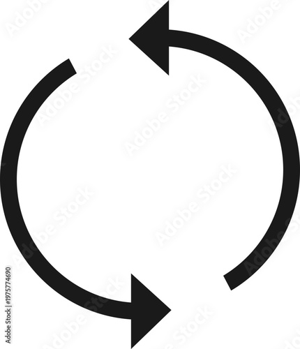 Circular Arrows Refresh Symbol