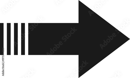 Black Arrow Pointing Right