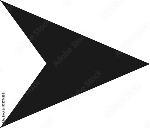 Black Arrow Pointing Right