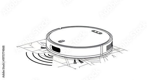 Robot Vacuum Cleaner Device Technology.
