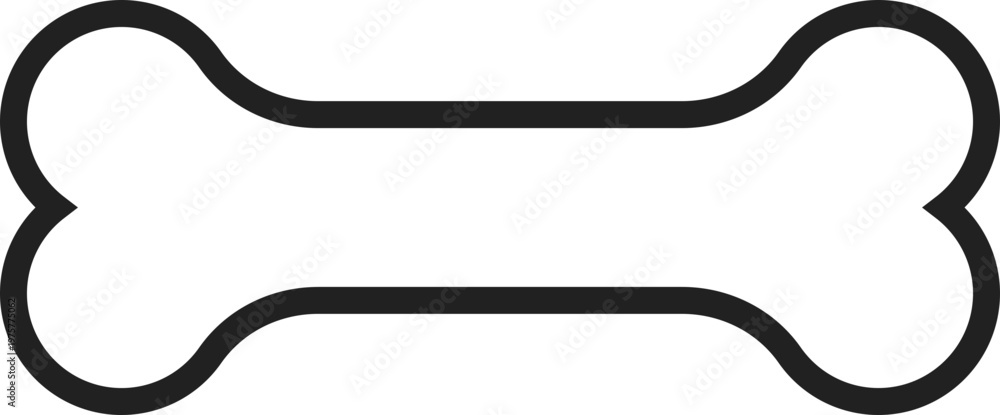 Fototapeta premium Simple Bone Icon