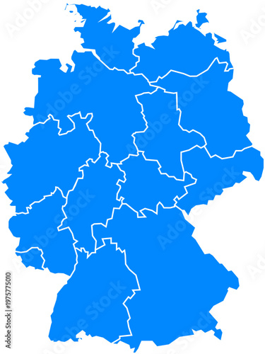 Germany Map With States