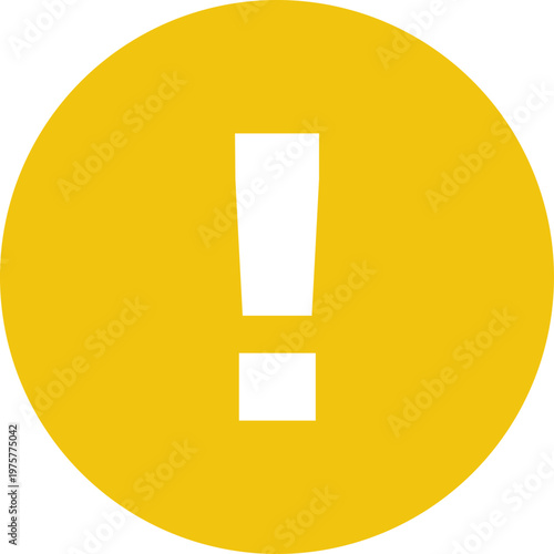 Yellow Exclamation Mark Icon