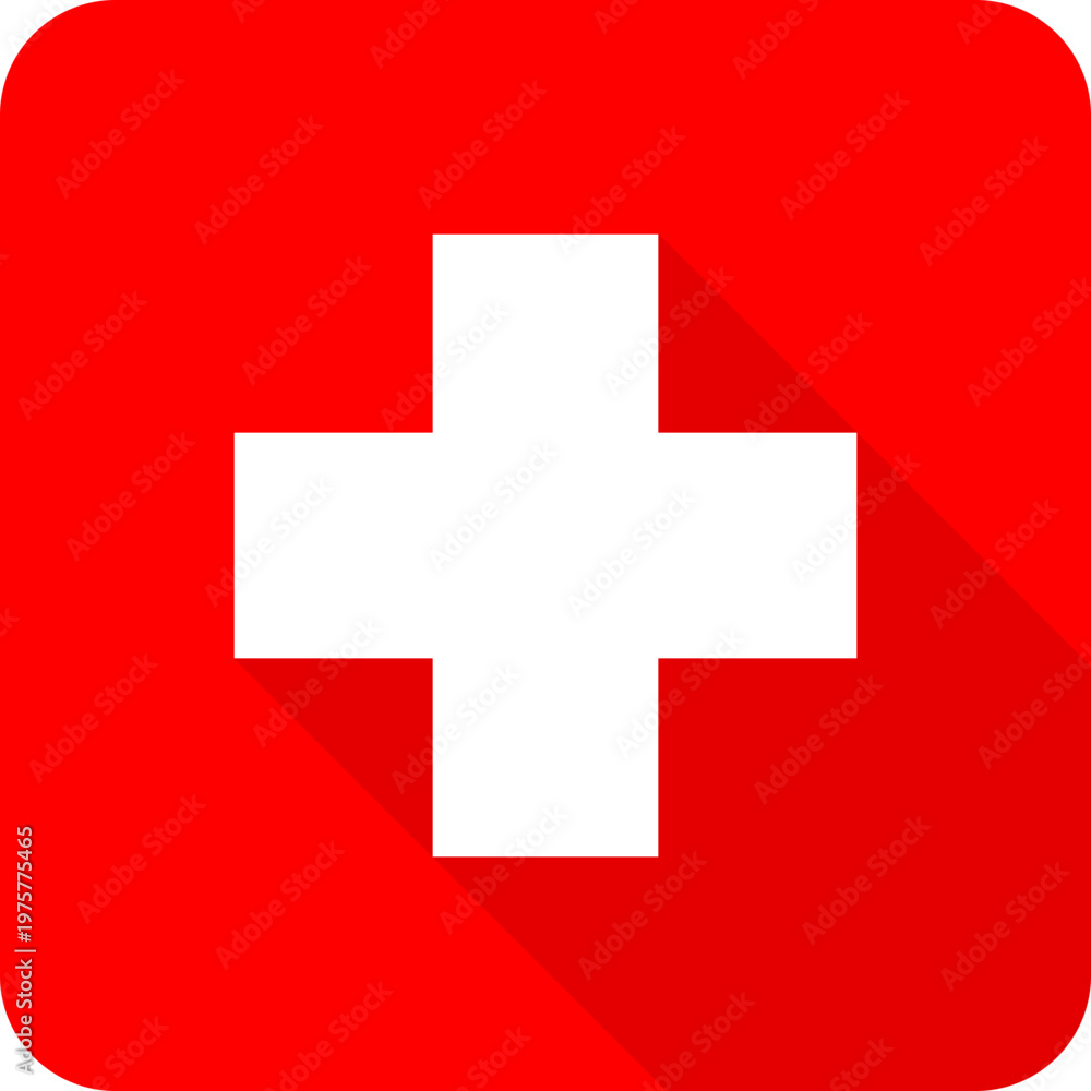 Obraz premium Swiss Flag Icon
