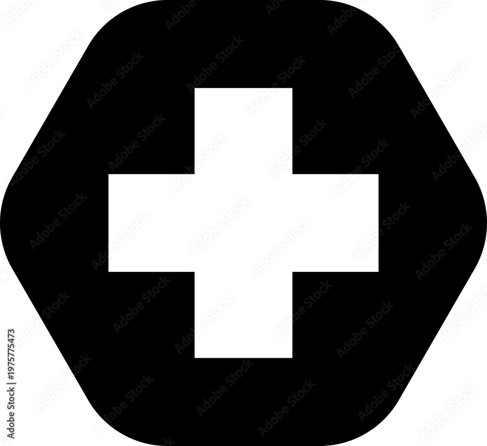 Obraz premium Medical Cross Symbol