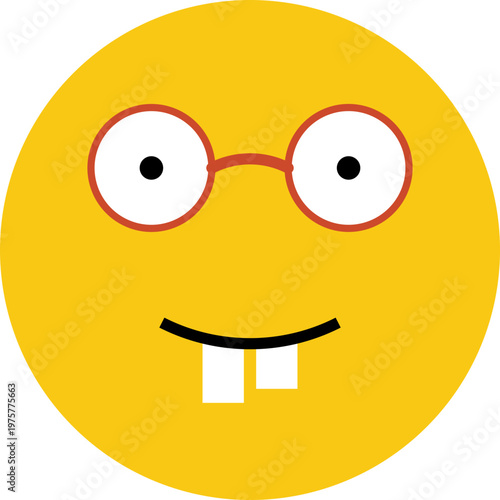 Funny Nerd Face Emoji