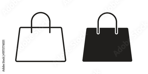 Bag icon for web and application. EPS10