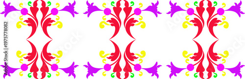 Floral pattern. wood carving pattern