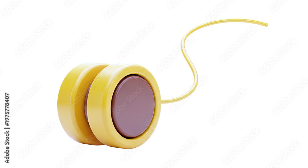 Fototapeta premium Yellow and Brown Yo-yo