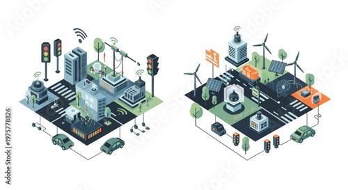Eco friendly city infrastructure comparison