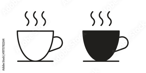Coffee icon for web and application. EPS10