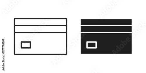 Credit card icon for web and application. EPS10