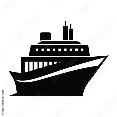 Vintage sailing ship vector illustration with detailed sails and classic maritime adventure theme