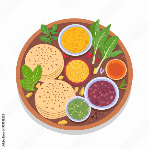 Äthiopische Injera Bowl