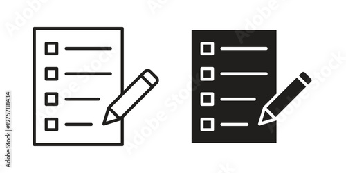 Exam icon for web and application. EPS10