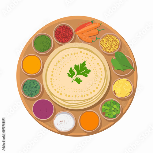 Äthiopische Injera Bowl