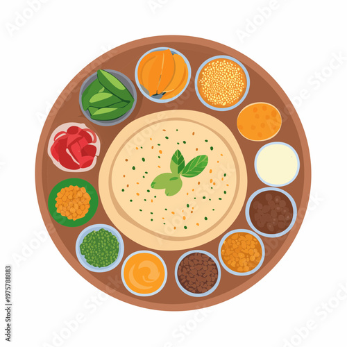 Äthiopische Injera Bowl