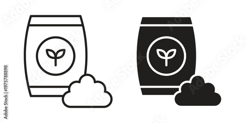 Fertilizer icon for web and application. EPS10