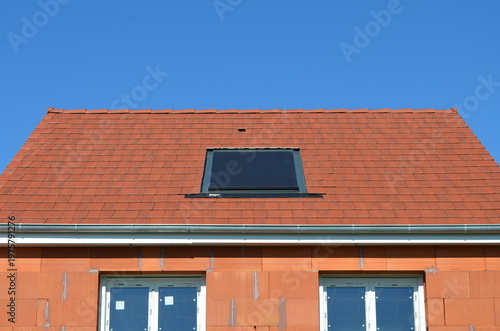 Nouvelles constructions dans un lotissement. (france)