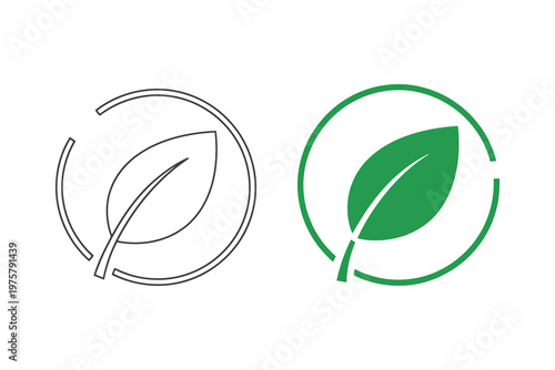 Eco-Friendly Leaf Logo Design