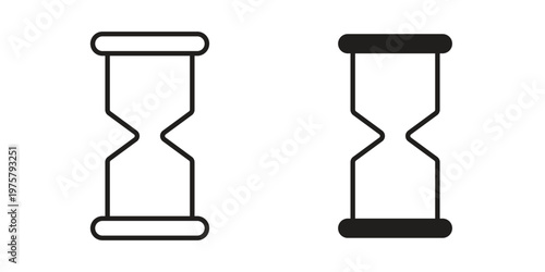 Hourglass icon for web and application. EPS10