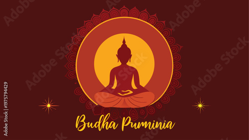 Buddha, meditation, yoga, logo, buddhist symbol