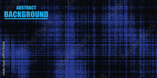 Modern dark blue halftone wave gradient background with light screen texture, clean minimal digital composition for abstract and film visuals, vector illustration art