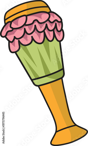 Khmer Skor Daey Instrumental Music, Traditional Cambodian Drum Rhythm for Festival and Cultural Background