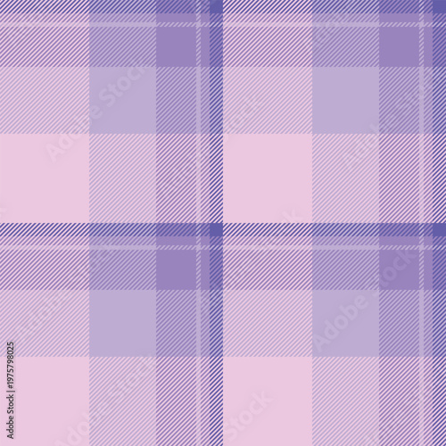 Sewing background pattern textile, dreamy plaid texture check. Single tartan vector seamless fabric in light and indigo colors.