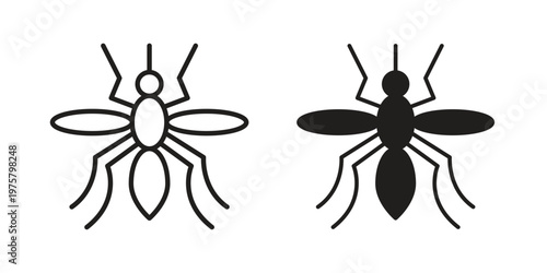 Mosquito icon for web and application. EPS10